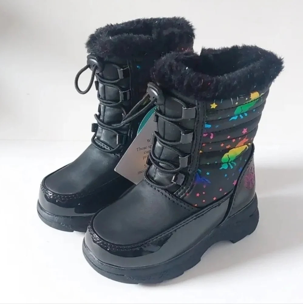 totes Reena Toddler Girls Waterproof Snow Boots size 5‎ M